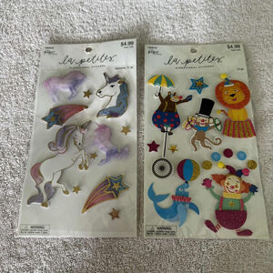 La Petites Stickers - Unicorns and Circus - Multi-color